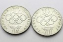 LOT 2 x 200 zł 1976 OLIMPIADA INWESTYCJA SREBRO