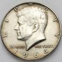 1/2 Dolara Half Dollar Kennedy 1964, USA