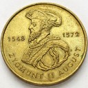 2 zł, złote 1996 Zygmunt II August stan 2