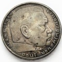 5 Marek Mark 1938 A Paul von Hindenburg, SREBRO
