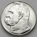 10 zł złotych Józef Piłsudski 1936. Stan około 3