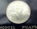 5000 zł złotych 1989 Westerplatte Sucharski, st.L-
