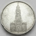 5 Marek, Mark 1934 F, Wieża, Kościół, SREBRO