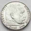 5 Marek, Mark 1935 A, Hindenburg, SREBRO