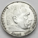 5 Marek, Mark 1938 A, Hindenburg, SREBRO