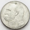 10 zł złotych Józef Piłsudski 1936. Stan 3