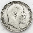 1 Floren, One Florin 1910 Wielka Brytania SREBRO