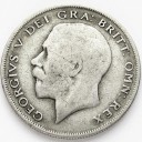1/2 Korony, Half Crown 1922 Wielka Brytania SREBRO