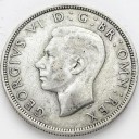 1/2 Korony, Half Crown 1939 Wielka Brytania SREBRO