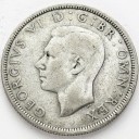 1/2 Korony, Half Crown 1941 Wielka Brytania SREBRO