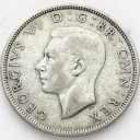 1/2 Korony, Half Crown 1942 Wielka Brytania SREBRO