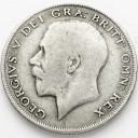 1/2 Korony, Half Crown 1921 Wielka Brytania SREBRO