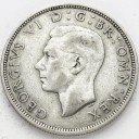 1/2 Korony, Half Crown 1941 Wielka Brytania SREBRO
