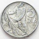 Rybak 1971 5 zł złotych z Rybakiem, stan 3
