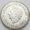 10 Guldenów 1970 Holandia Juliana, SREBRO