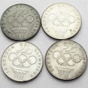 LOT 4 x 200 zł 1976 OLIMPIADA INWESTYCJA SREBRO
