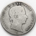 1/4 Florena Austria 1857 A, Franc Los