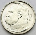 KOPIA 2 zł złote Józef Piłsudski 1936. SREBRO