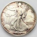 1 oz uncja One Silver Dollar dolar 1989 SREBRO USA