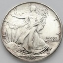 1 oz uncja One Silver Dollar dolar 1990 SREBRO USA