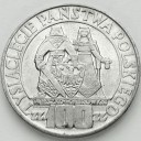 100 zł 1966 Mieszko Dąbrówka Millenium, stan 1-