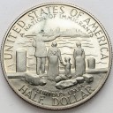1/2 Dolara Half Dollar 1986 Imigranci USA, stan 1-