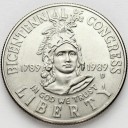 1/2 Dolara Half Dollar 1989 D, Kongres USA stan 1-