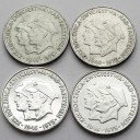 LOT 4x 200 zł 1975 ZWYCIĘSTWO NAD FASZYZMEM SREBRO