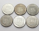 LOT 6 x 200 zł 1974 XXX LAT PRL INWESTYCJA SREBRO