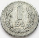 1 zł, Jeden złoty 1957, stan 3-