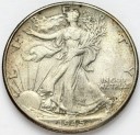 1/2 Dolara Half Dollar 1945 Bogini Wolności USA