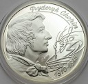 Fryderyk Chopin Szopen Wielcy Polacy Srebro Ag 925