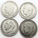 LOT 4 x 1 floren Wielka Brytania INWESTYCJA SREBRO