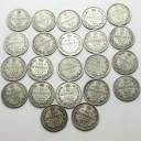 LOT 22 x 20 kopiejek INWESTYCJA SREBRO