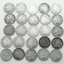 LOT 25 x 1/2 Marki Niemcy INWESTYCJA SREBRO