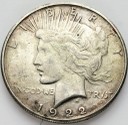 1 Dolar One Dollar dolar 1922 S Peace USA