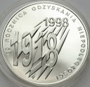 10 zł, złotych 1998, Niepodległość stan L