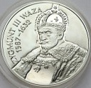 10 zł złotych 1998 Zygmunt III Waza POPIERSIE s.L