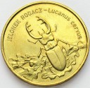 2 zł, złote 1997 Jelonek Rogacz, stan 1