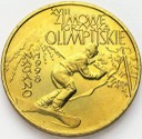2 zł, złote 1998 Nagano, stan 1