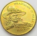 2 zł, złote 1999 Władysław IV Waza, stan 1-