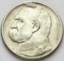2 zł złote Józef Piłsudski 1934 r., stan 3