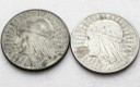 LOT 2 x 5 zł Głowa kobiety, INWESTYCJA AG SREBRO