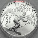 10 zł złotych 1998 Nagano Igrzyska Olimpijskie s.L
