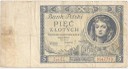 5 zł Pięć złotych 1930 Ser. EZ, stan 4