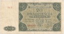 20 zł Dwadzieścia złotych 1947 Ser. B, stan 4