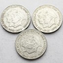LOT 3x 200 zł 1975 ZWYCIĘSTWO NAD FASZYZMEM SREBRO