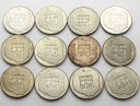 LOT 12 x 200 zł 1974 XXX LAT PRL INWESTYCJA SREBRO