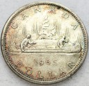 1 Dolar Dollar 1965 Kanu, Canoe, Kanada, stan 2