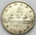 1 Dolar Dollar 1959 Kanu, Canoe, Kanada, stan 2